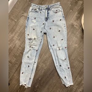 Butterfly Material‎ girl jeans